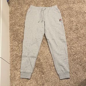 Grey fila sweats